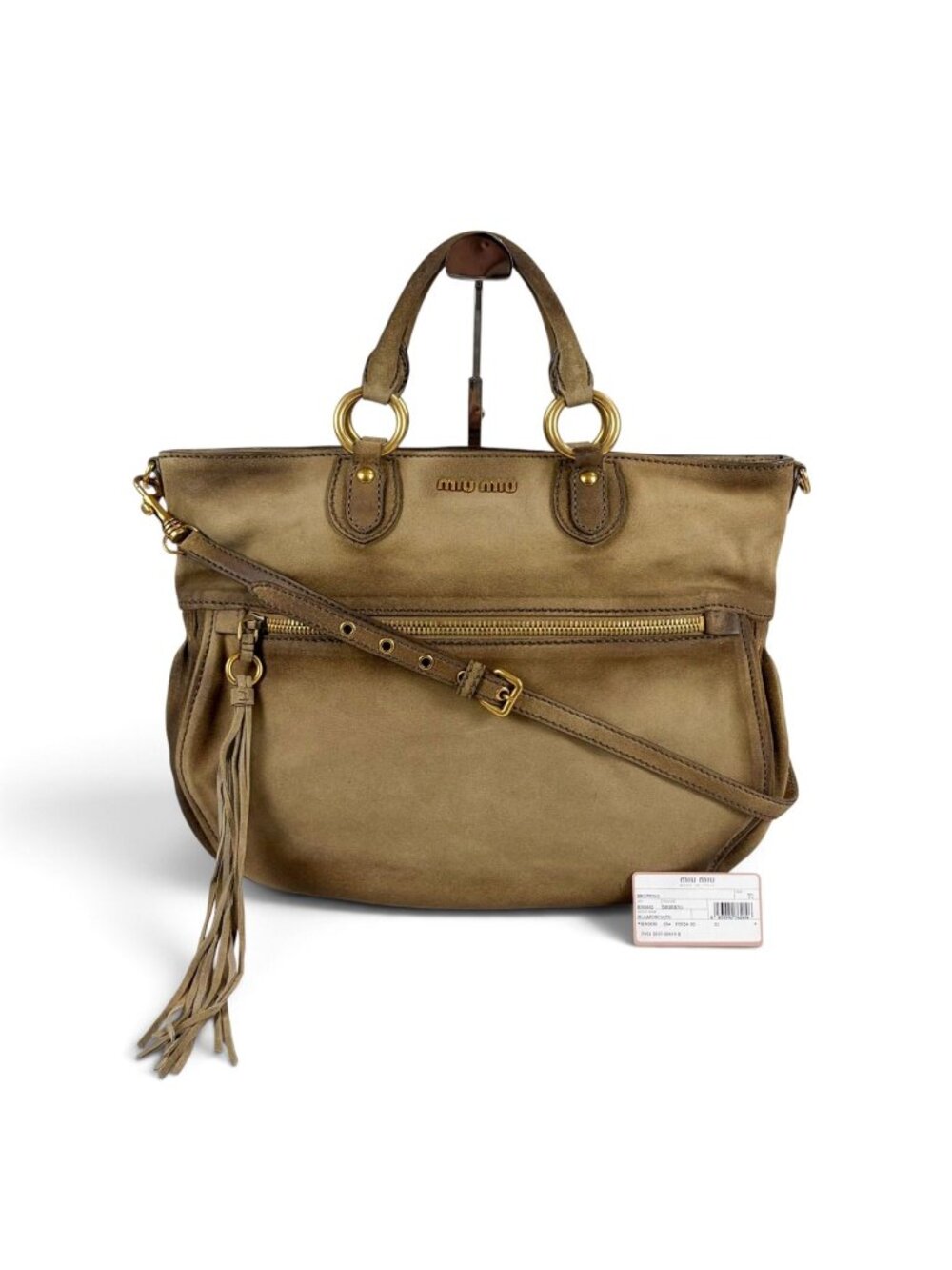 Miu Miu Gradation Tote Bag 2-Way Vintage